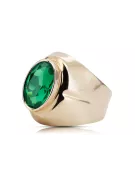 Ring Vintage Jewlery Emerald Original Vintage 14K Rose Gold vrc296r
